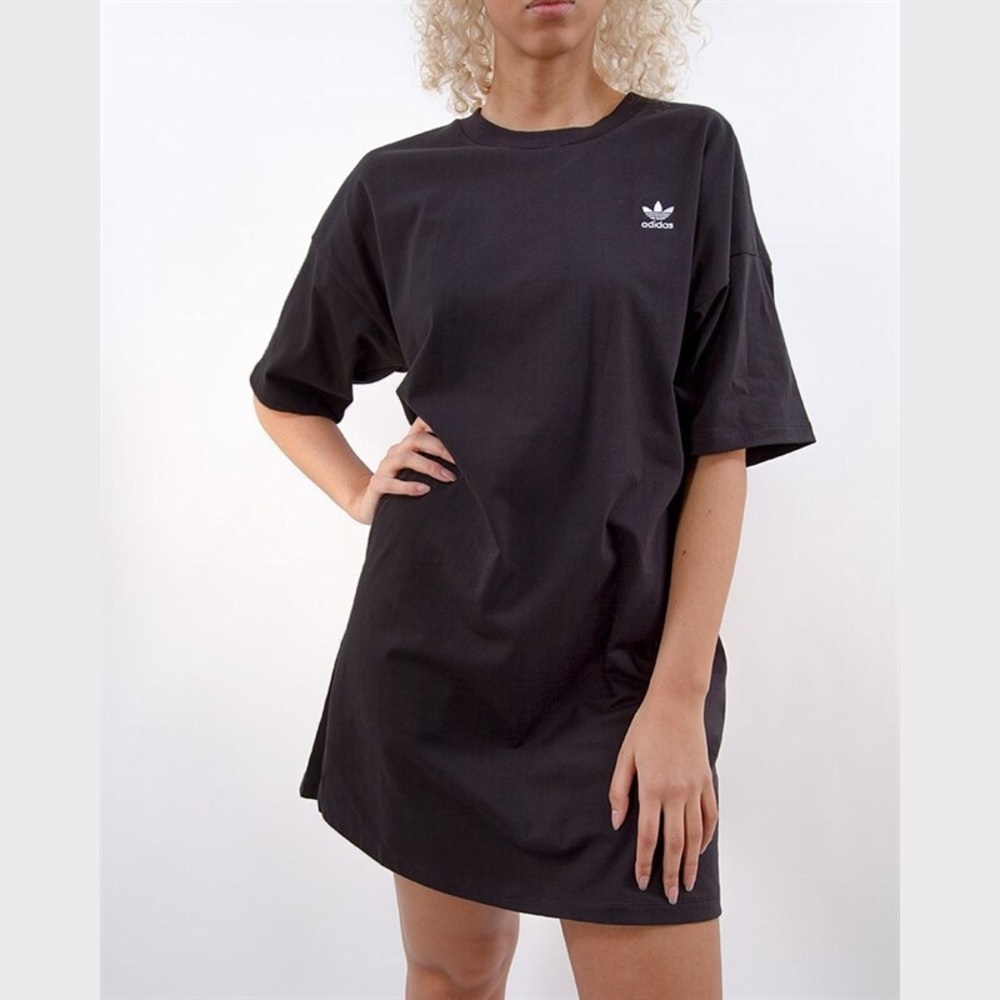 NWT Adidas Trefoil Oversized T-Shirt Dress DV2607 - Picture 1 of 14